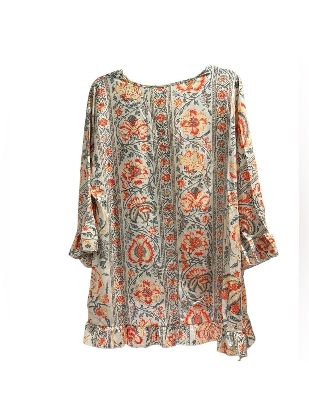 Floral Boho Oversized Top Women's Size Small - Picture 3 of 6